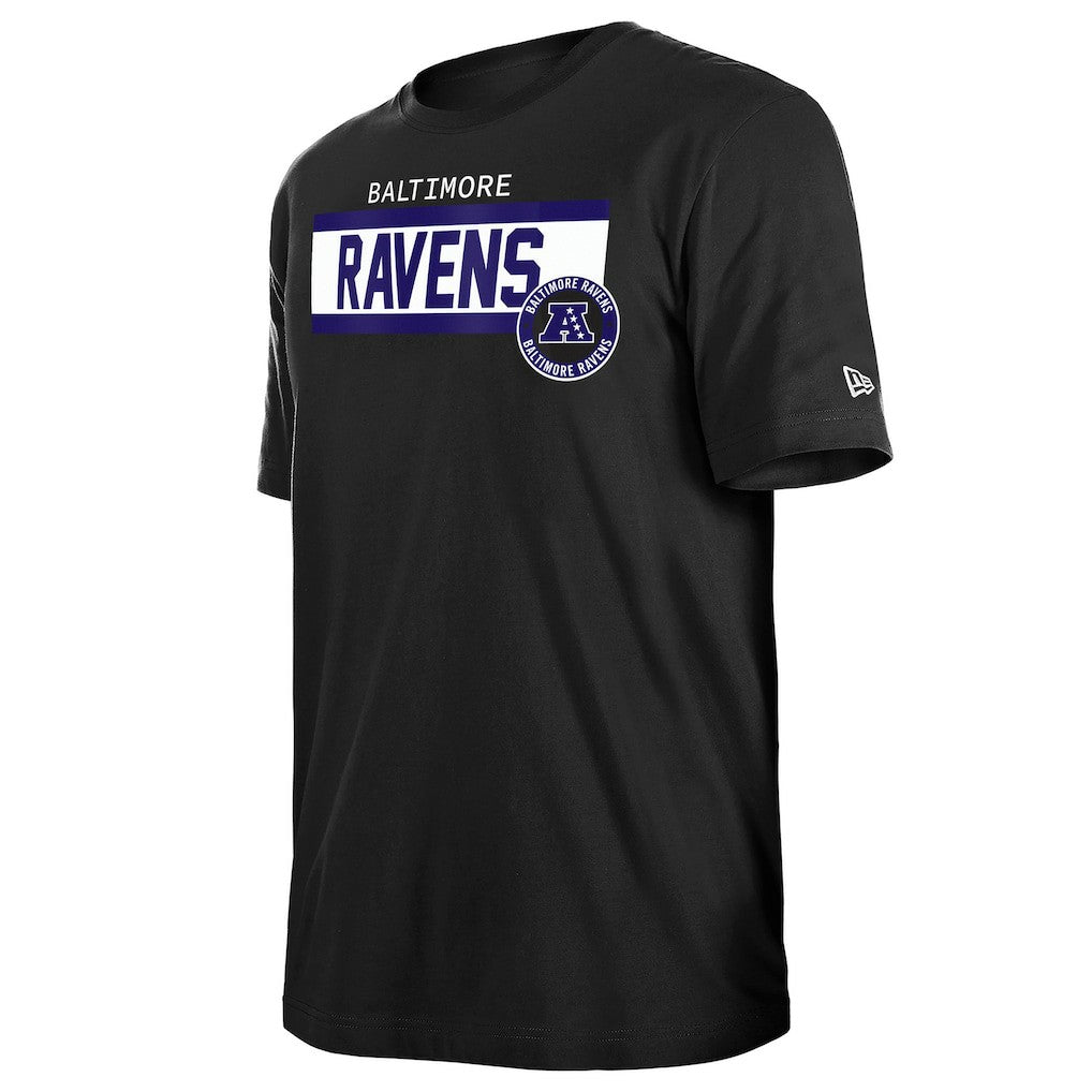 Baltimore Ravens New Era 3rd Down High Density Print T-Shirt Black
