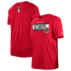 Tampa Bay Buccaneers New Era 3rd Down High Density Print T-Shirt Red