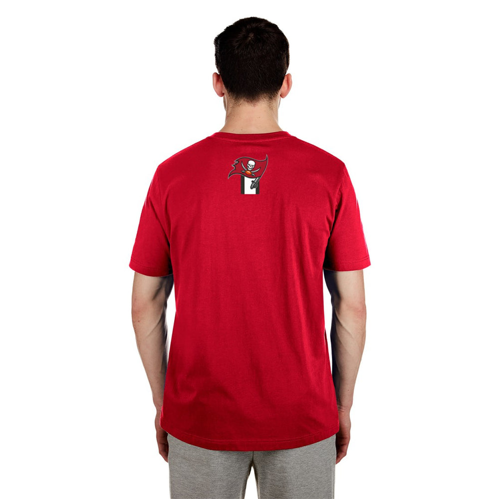 Tampa Bay Buccaneers New Era 3rd Down High Density Print T-Shirt Red