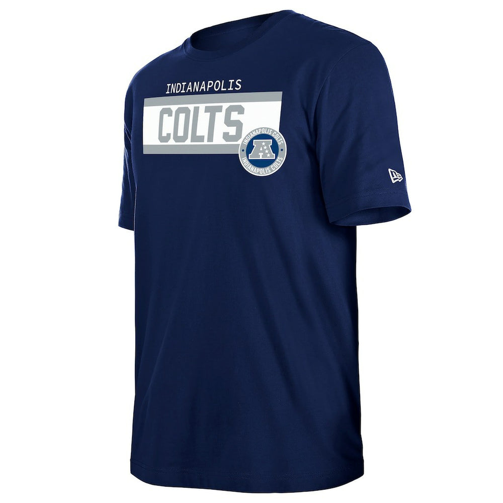 Indianapolis Colts New Era 3rd Down High Density Print T-Shirt Navy