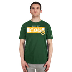 Green Bay Packers New Era 3rd Down High Density Print T-Shirt Green