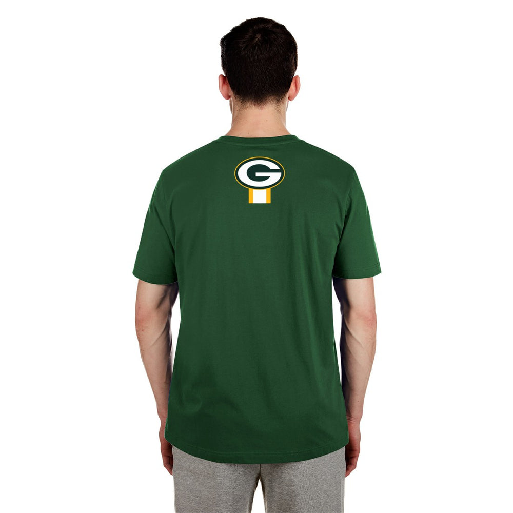 Green Bay Packers New Era 3rd Down High Density Print T-Shirt Green