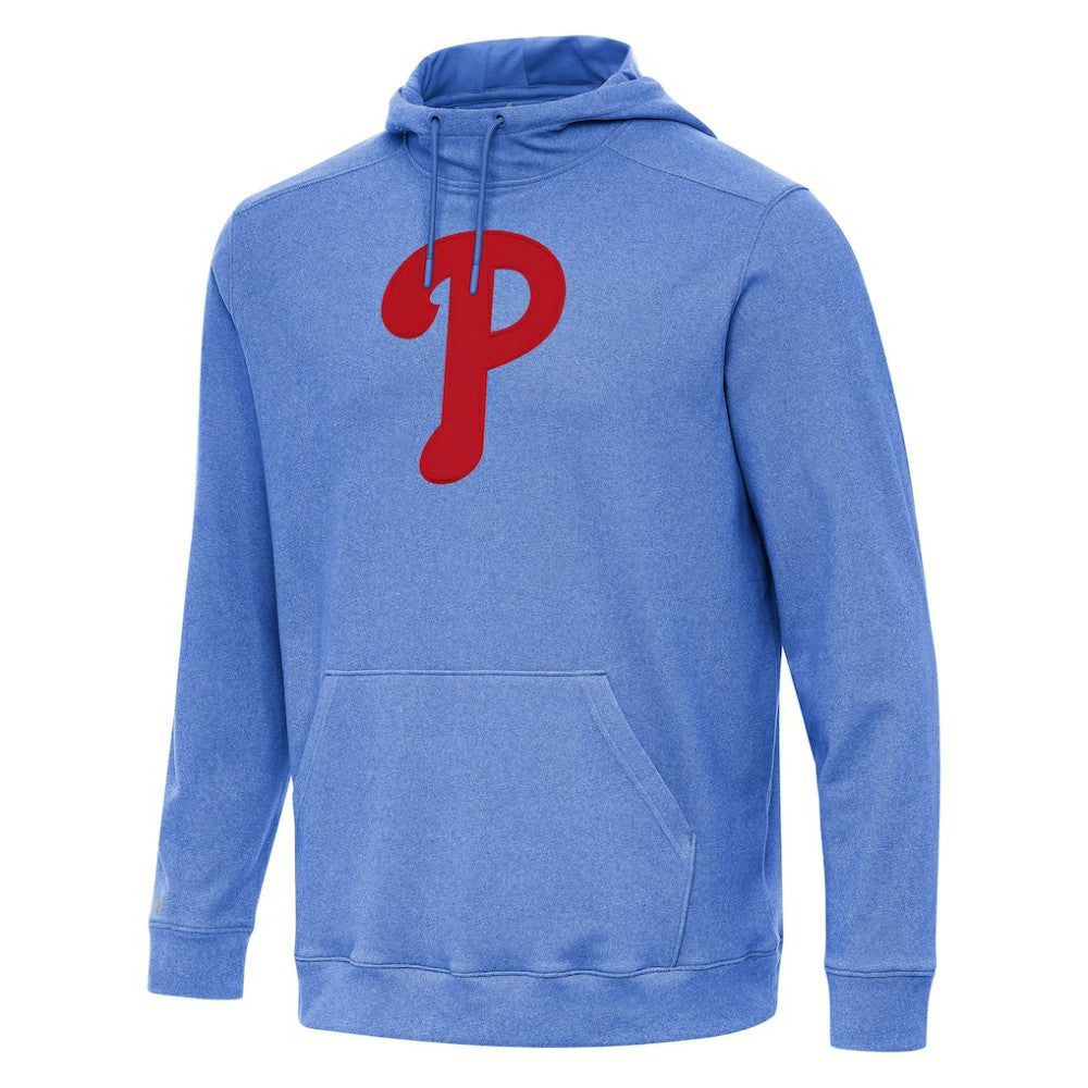 Philadelphia Phillies Antigua Cloud Pullover Hoodie - Heather Royal Hoodies