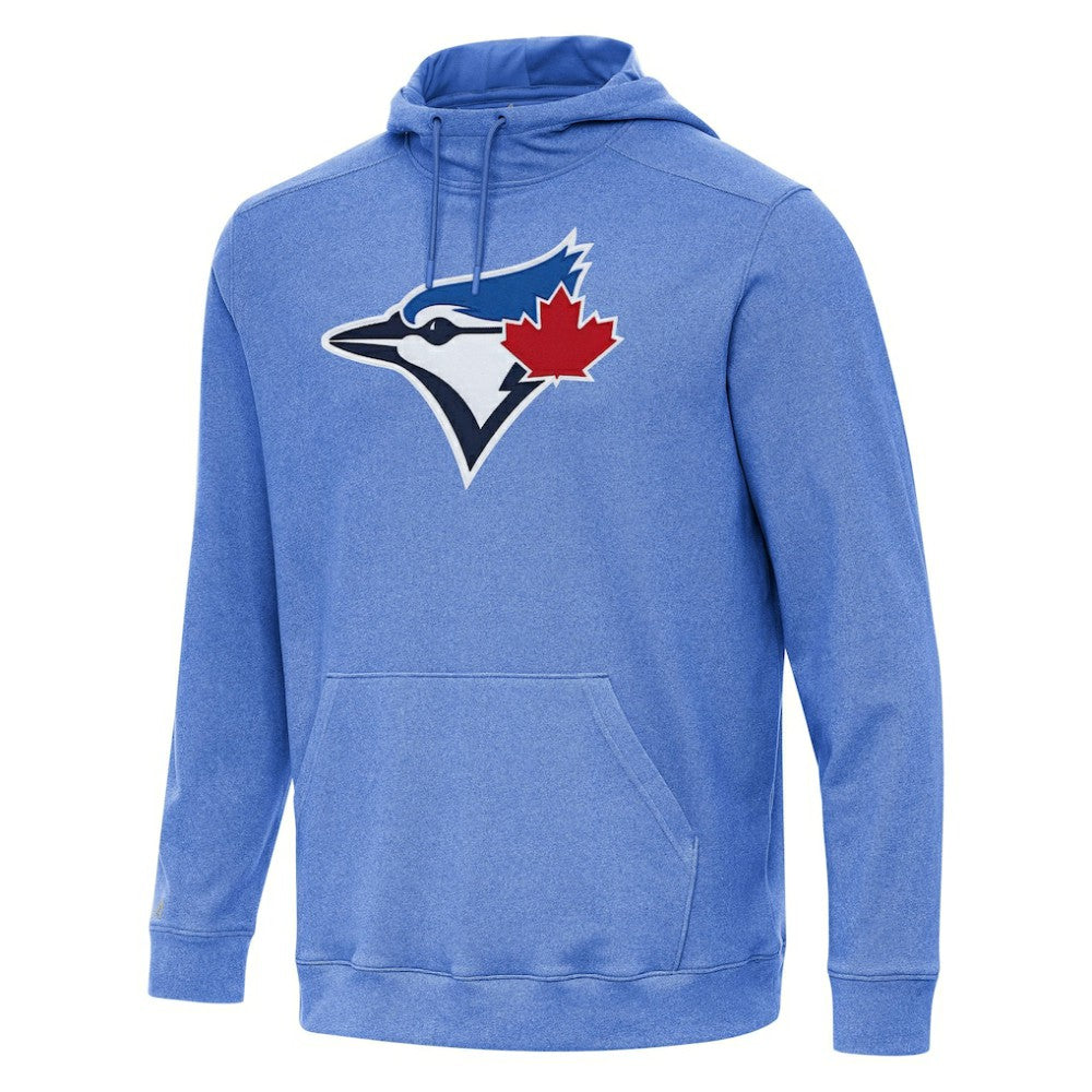 Toronto Blue Jays Antigua Cloud Pullover Hoodie - Heather Royal Hoodies