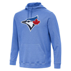 Toronto Blue Jays Antigua Cloud Pullover Hoodie - Heather Royal Hoodies