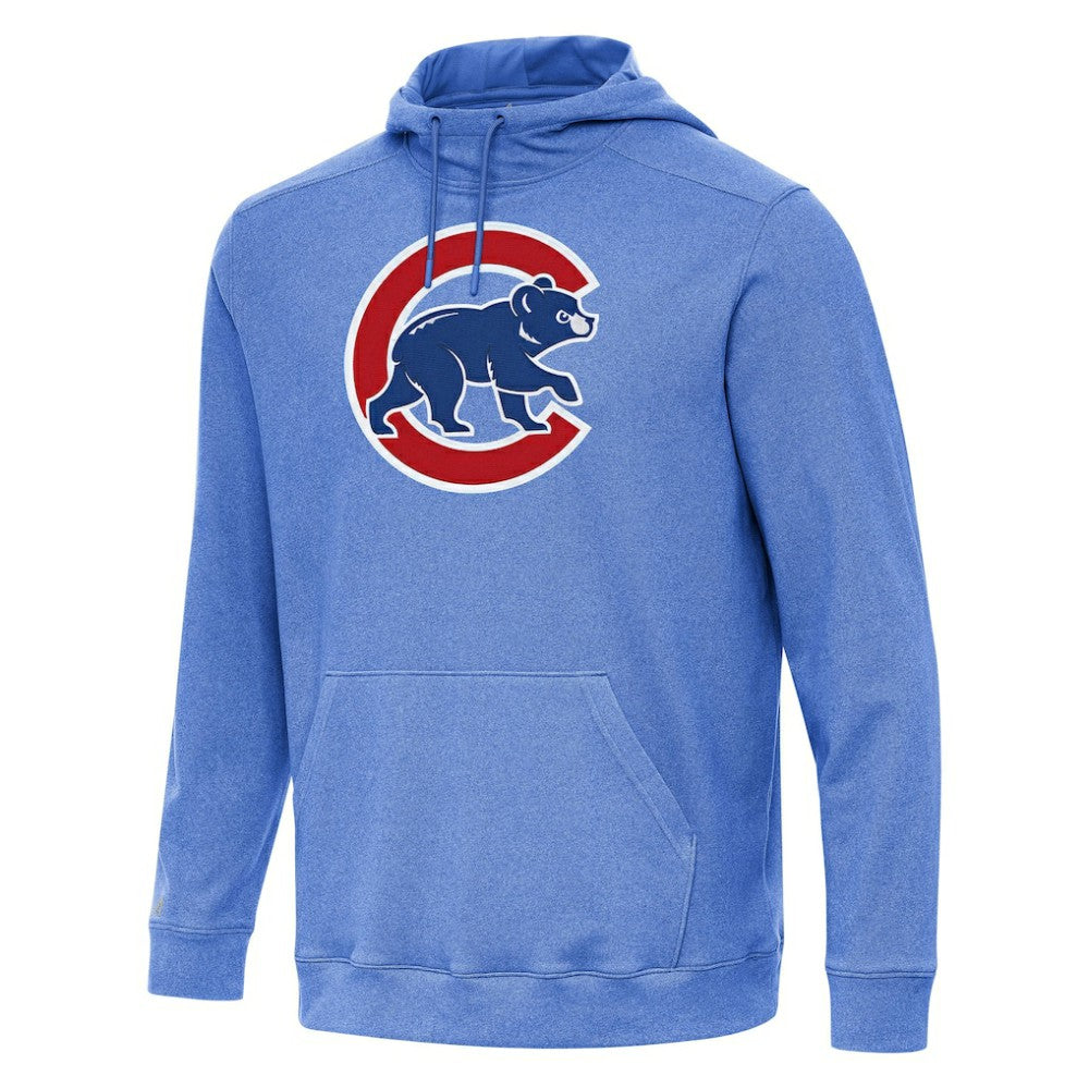 Chicago Cubs Antigua Cloud Pullover Hoodie - Heather Royal Hoodies