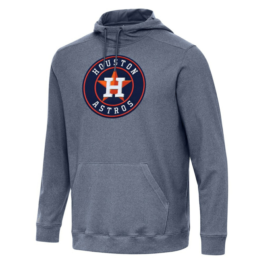Houston Astros Antigua Cloud Pullover Hoodie - Heather Navy Hoodies