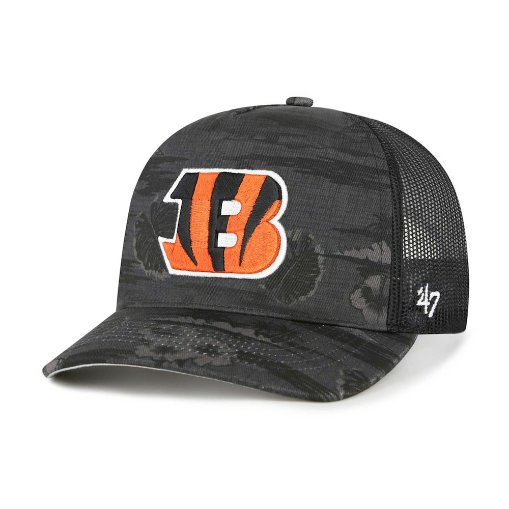 Cincinnati Bengals '47 Fiji Trucker Adjustable Hat Black