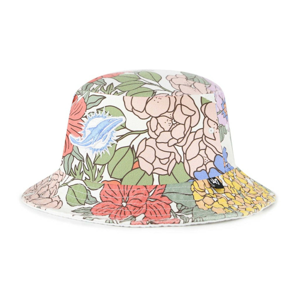 Miami Dolphins '47 Women's Florentina Bucket Hat White