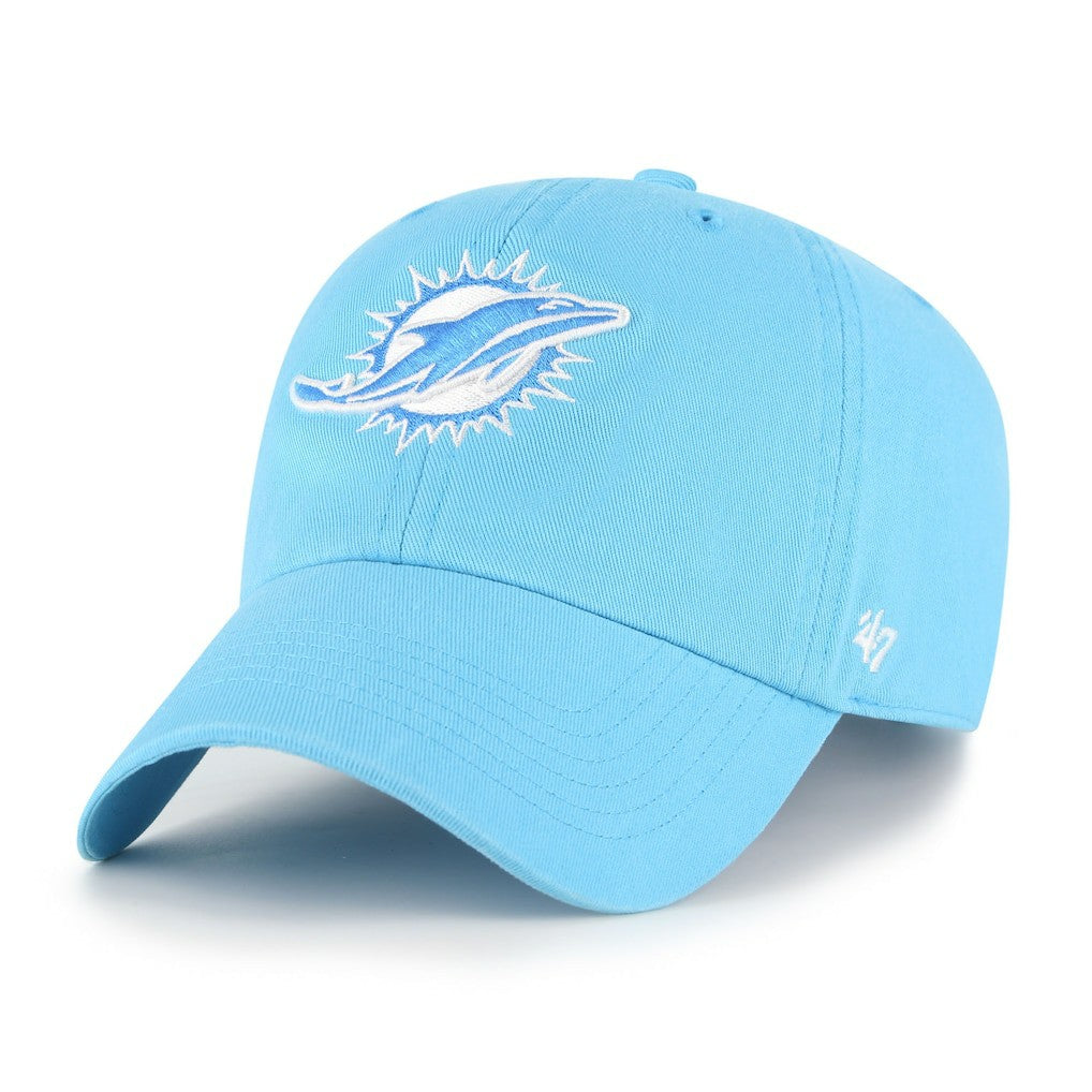 Miami Dolphins '47 Women's Bright Side Clean Up Adjustable Hat Blue