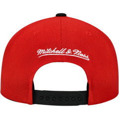 NHL Detroit Red Wings Mitchell & Ness Underarch Two-Tone Pro Crown Snapback Hat - Red/Black