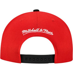 NHL Chicago Blackhawks Mitchell & Ness Underarch Two-Tone Pro Crown Snapback Hat - Red/Black