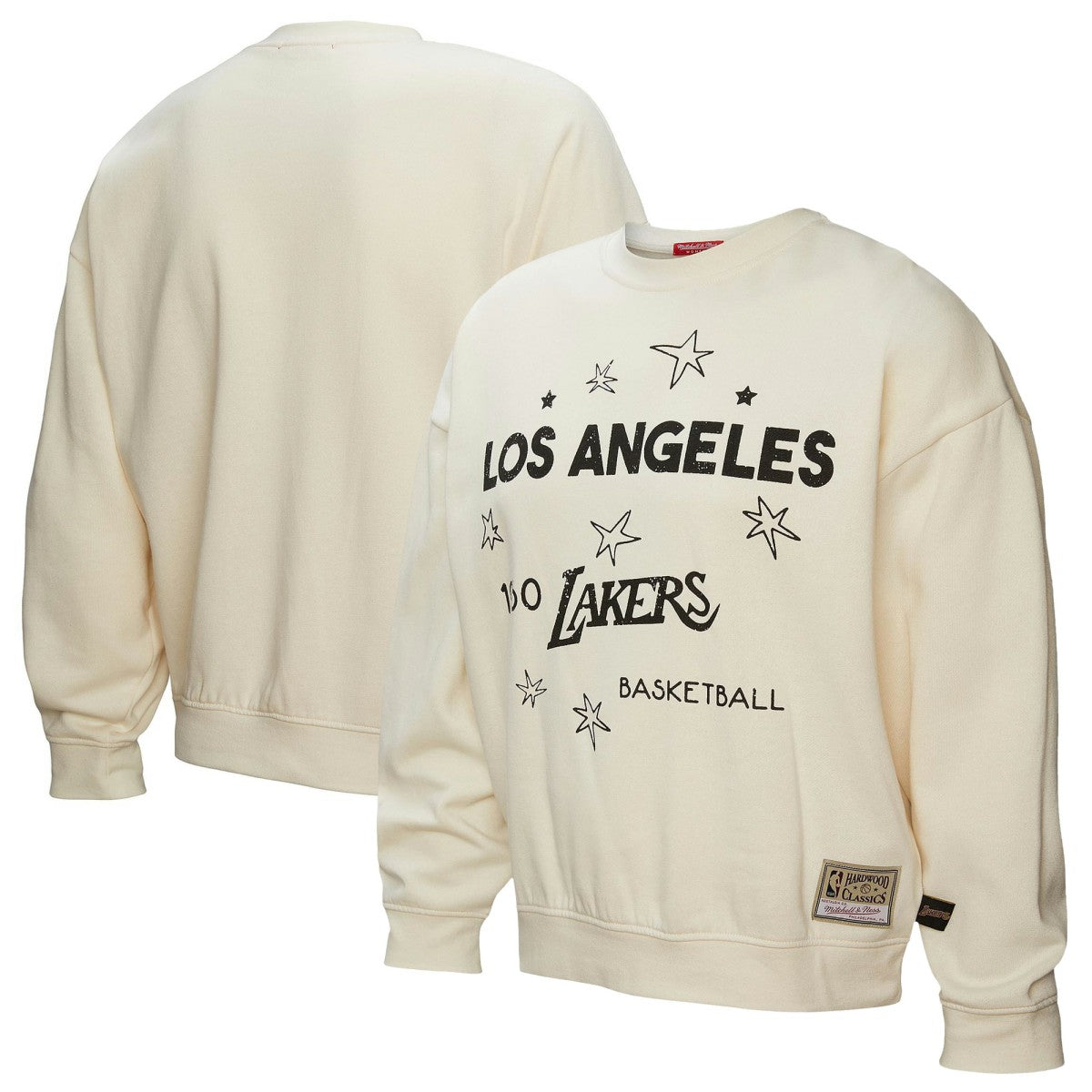 Los Angeles Lakers Women's Hardwood Classics Pullover Sweatshirt Gold