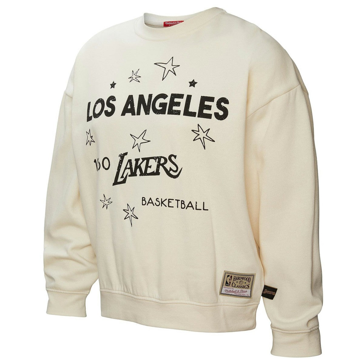 Los Angeles Lakers Women's Hardwood Classics Pullover Sweatshirt Gold