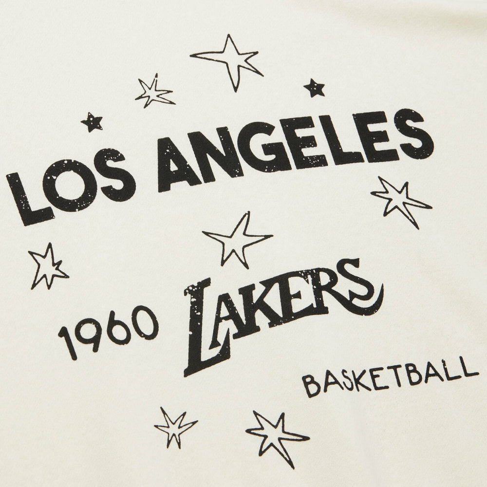 Los Angeles Lakers Women's Hardwood Classics Pullover Sweatshirt Gold