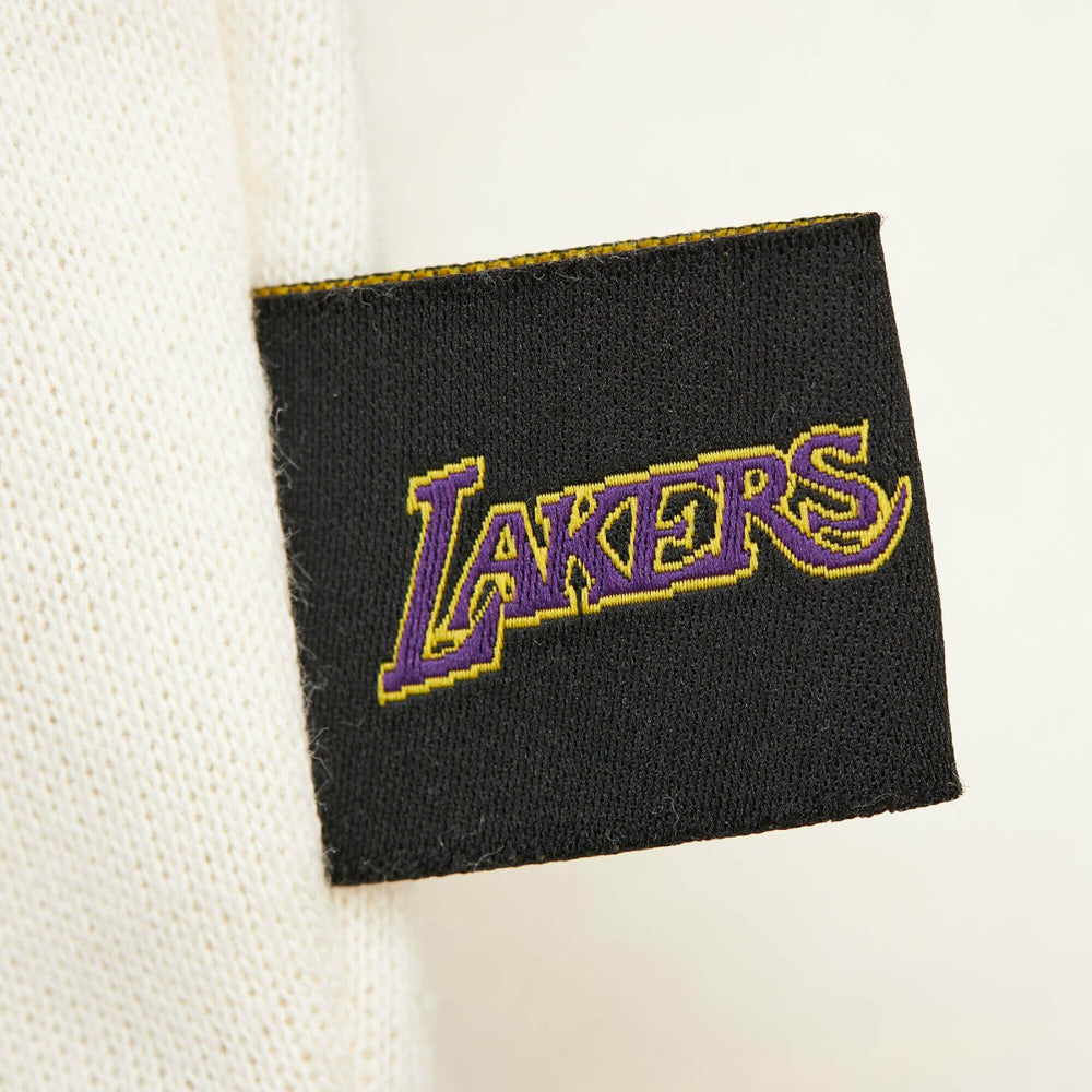 Los Angeles Lakers Women's Hardwood Classics Pullover Sweatshirt Gold