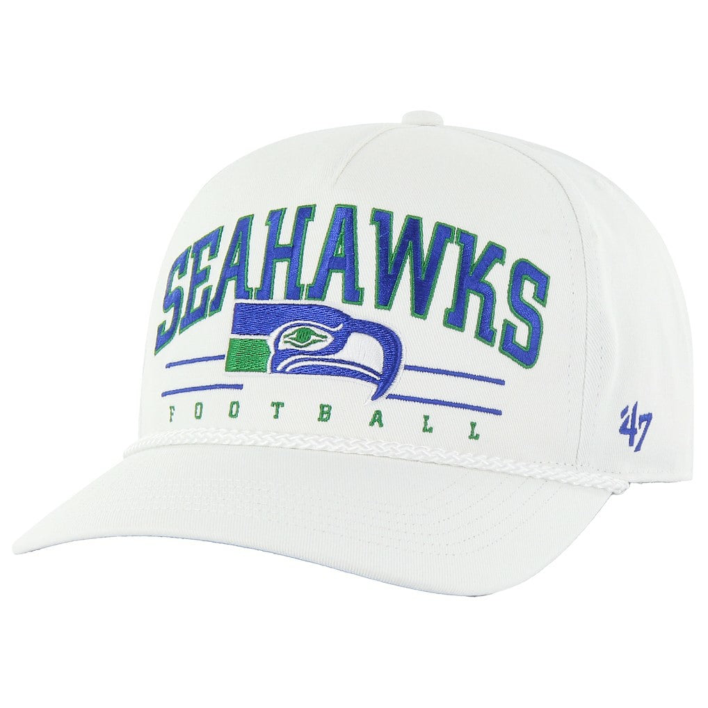 Seattle Seahawks '47 Roscoe Hitch Rope Adjustable Hat White