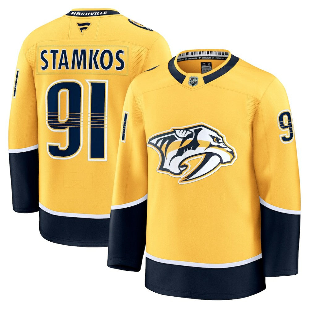 NHL Steven Stamkos Nashville Predators Fanatics Home Premium Jersey - Gold