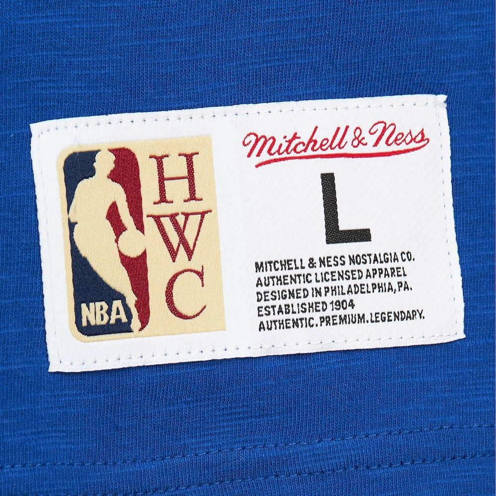 Denver Nuggets Hardwood Classics Felt Applique Slub T-Shirt Royal