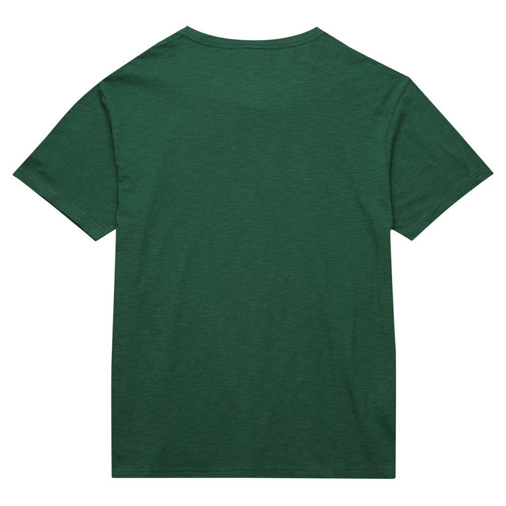 Milwaukee Bucks Hardwood Classics Felt Applique Slub T-Shirt Green
