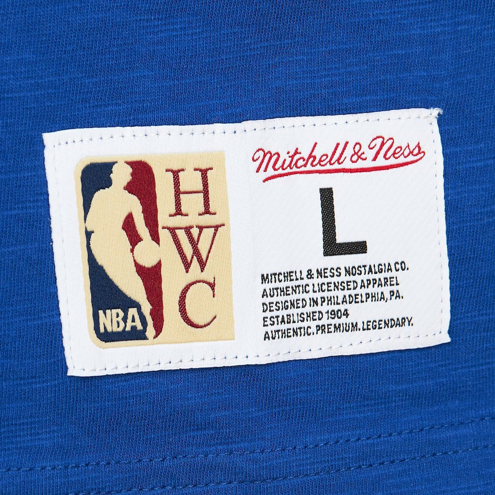 Minnesota Timberwolves Hardwood Classics Felt Applique Slub T-Shirt Blue