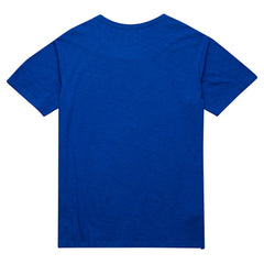 New York Knicks Hardwood Classics Felt Applique Slub T-Shirt Blue
