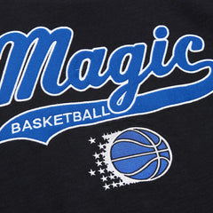 Orlando Magic Hardwood Classics Felt Applique Slub T-Shirt Black