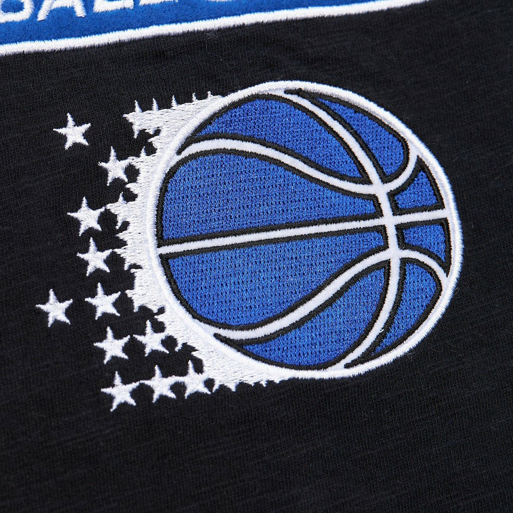 Orlando Magic Hardwood Classics Felt Applique Slub T-Shirt Black