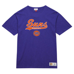 Phoenix Suns Hardwood Classics Felt Applique Slub T-Shirt Purple