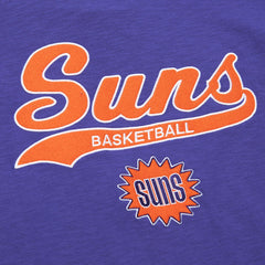 Phoenix Suns Hardwood Classics Felt Applique Slub T-Shirt Purple