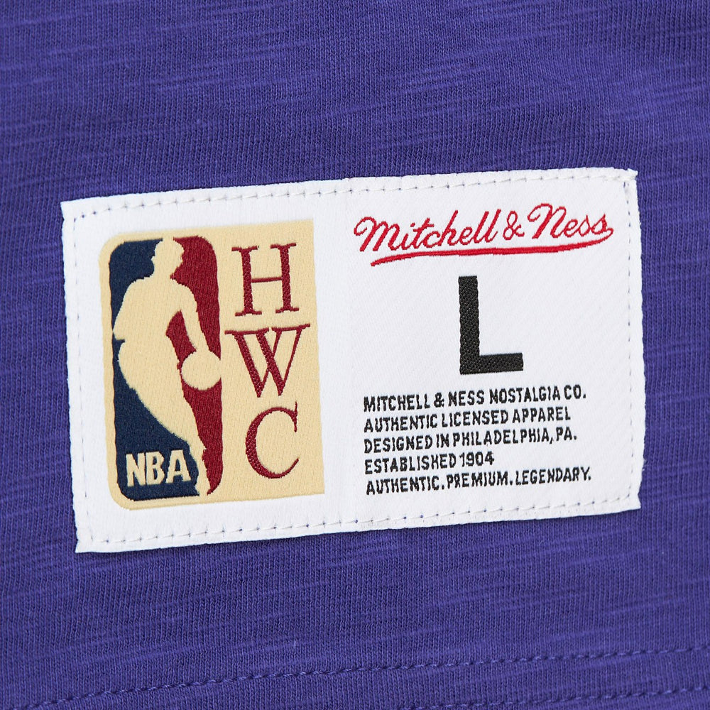 Phoenix Suns Hardwood Classics Felt Applique Slub T-Shirt Purple
