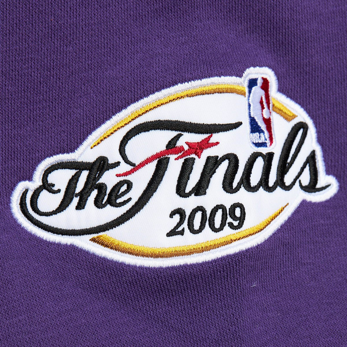 Los Angeles Lakers Hardwood Classics All Over 4.0 Pullover Sweatshirt Heather Gray