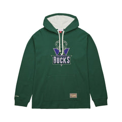 Milwaukee Bucks Hardwood Classics Lightweight Thermal Pullover Hoodie Green
