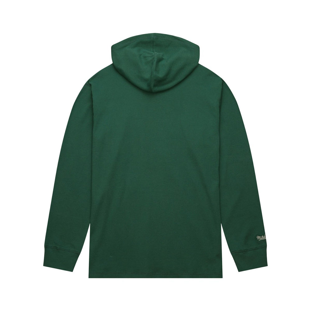 Milwaukee Bucks Hardwood Classics Lightweight Thermal Pullover Hoodie Green