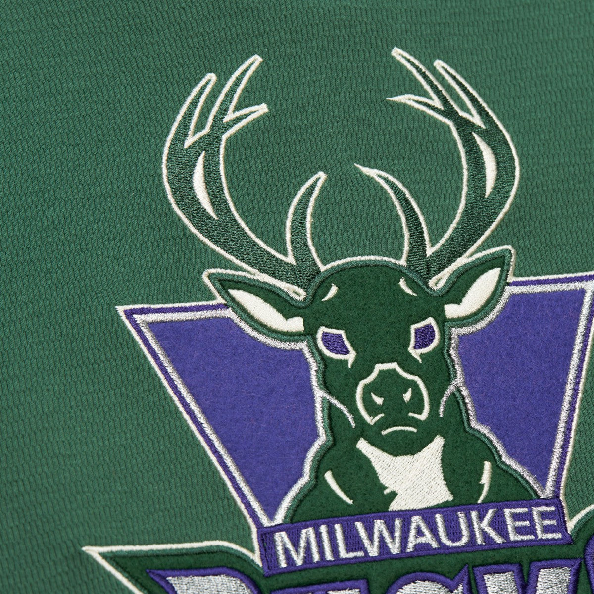 Milwaukee Bucks Hardwood Classics Lightweight Thermal Pullover Hoodie Green