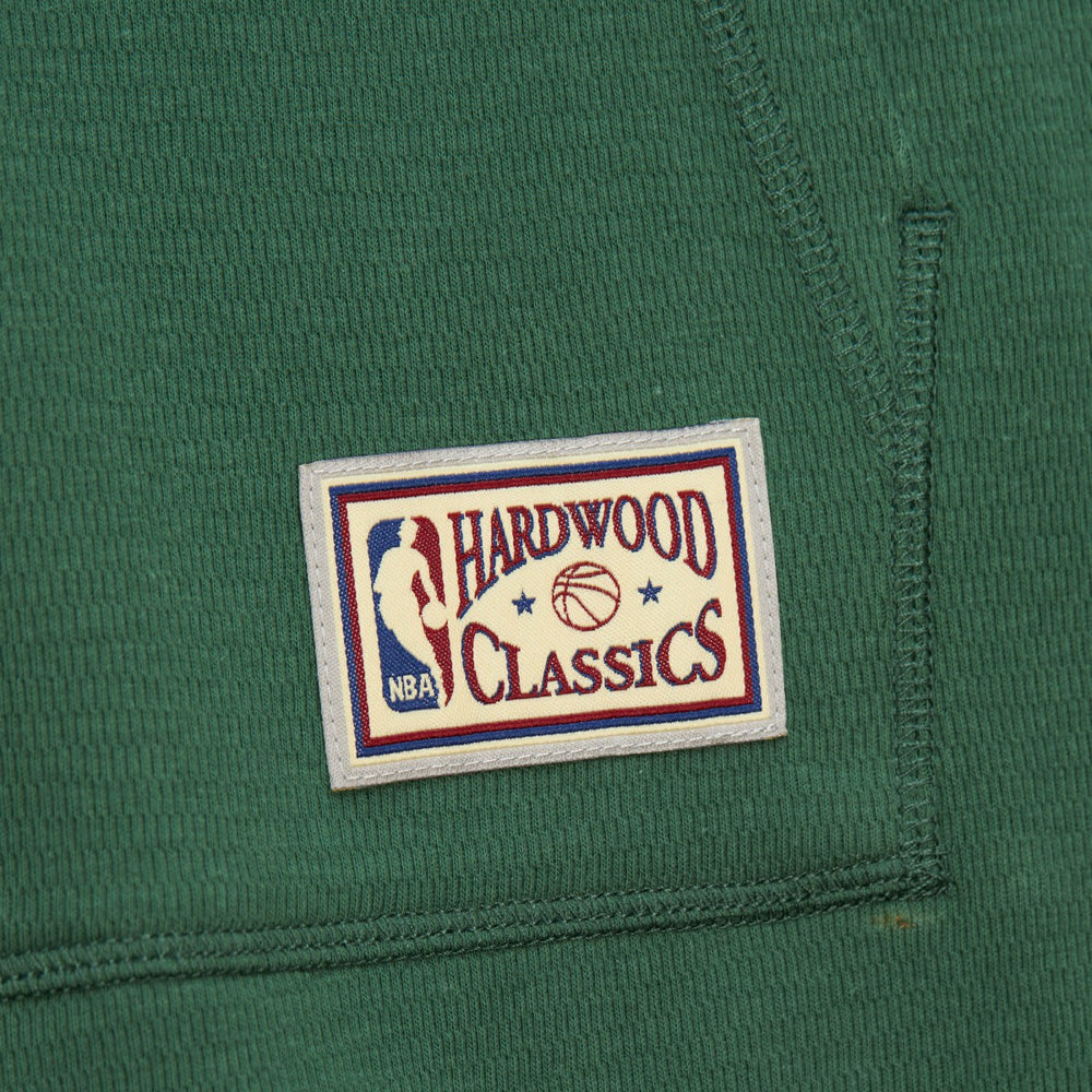 Milwaukee Bucks Hardwood Classics Lightweight Thermal Pullover Hoodie Green