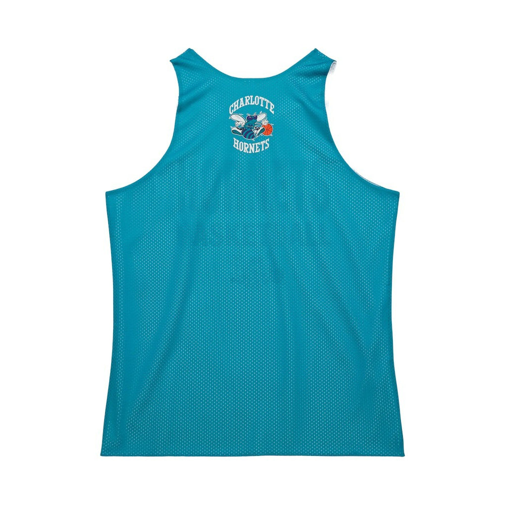 Charlotte Hornets Hardwood Classics Reversible Mesh Practice Jersey Teal/White