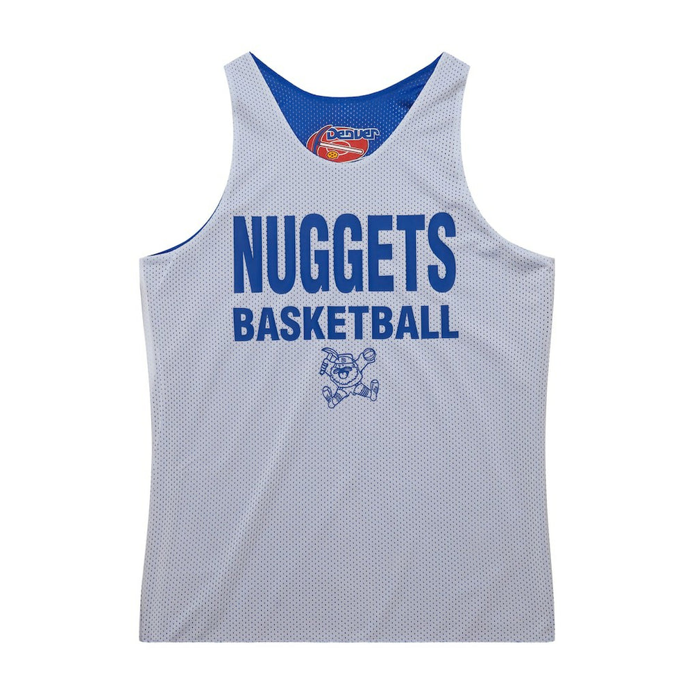 Denver Nuggets Hardwood Classics Reversible Mesh Practice Jersey Royal/White
