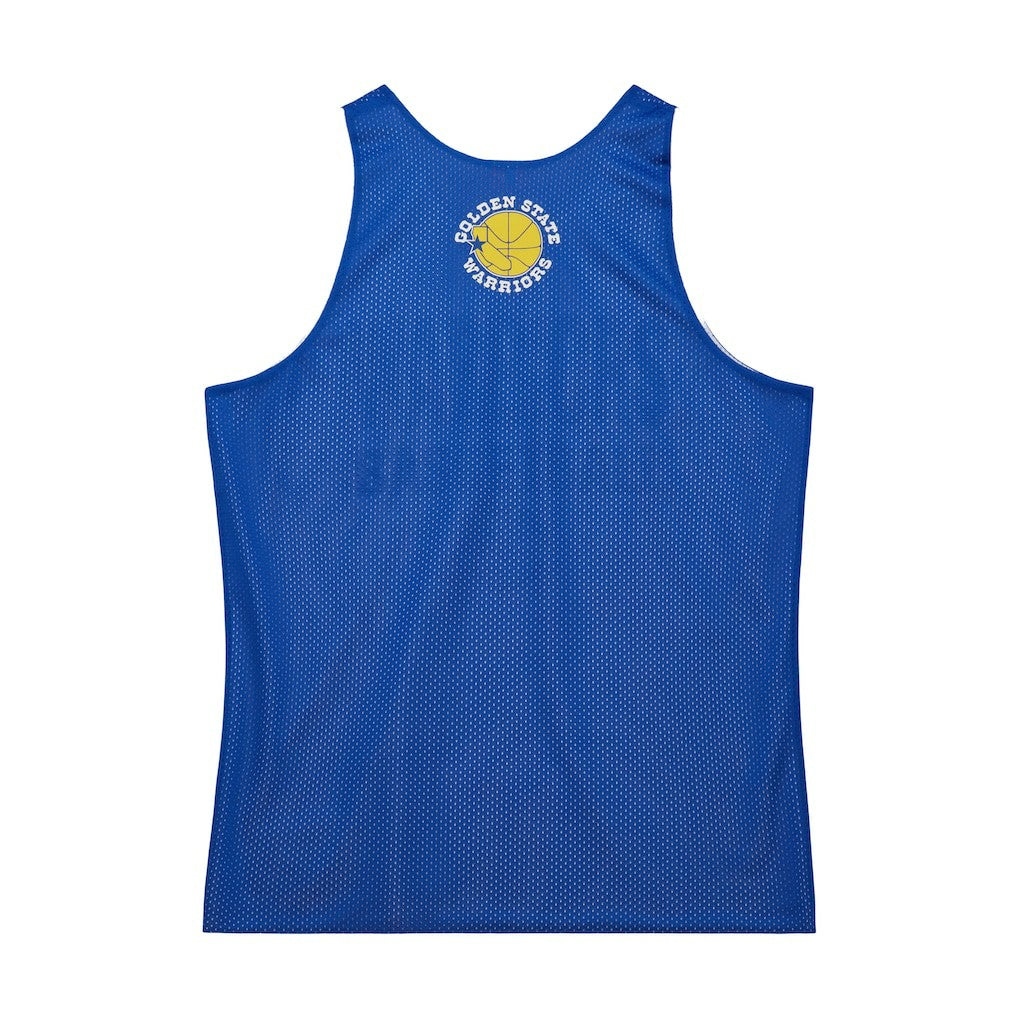 Golden State Warriors Hardwood Classics Reversible Mesh Practice Jersey Royal/White