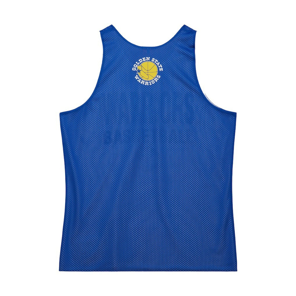 Golden State Warriors Hardwood Classics Reversible Mesh Practice Jersey Royal/White
