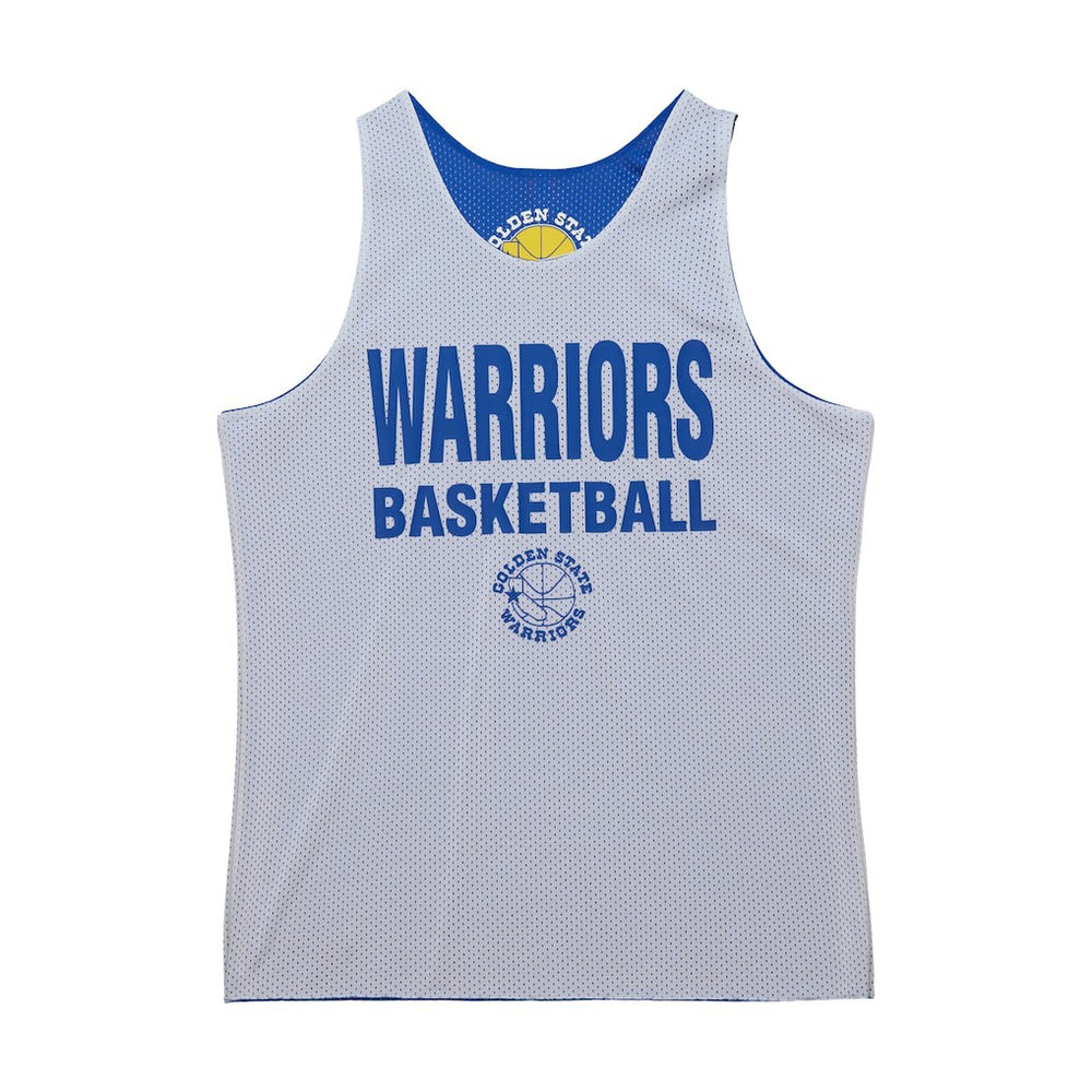 Golden State Warriors Hardwood Classics Reversible Mesh Practice Jersey Royal/White