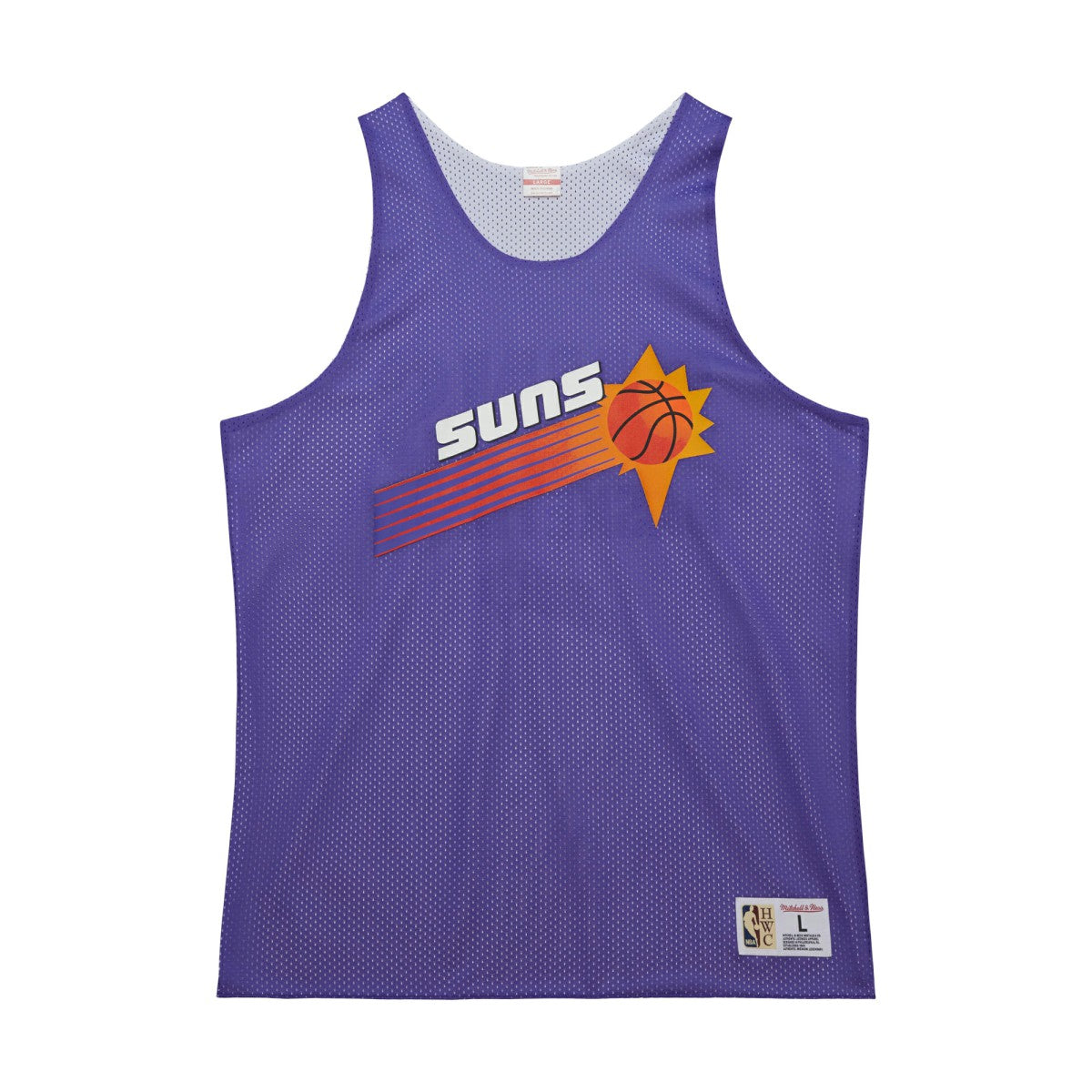 Phoenix Suns Hardwood Classics Reversible Mesh Practice Jersey Purple/White