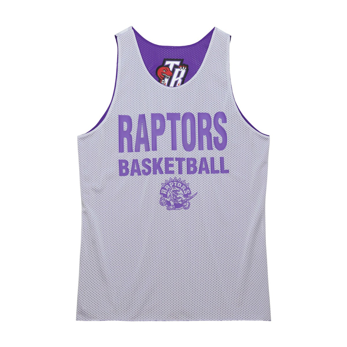 Toronto Raptors Hardwood Classics Reversible Mesh Practice Jersey Purple/White