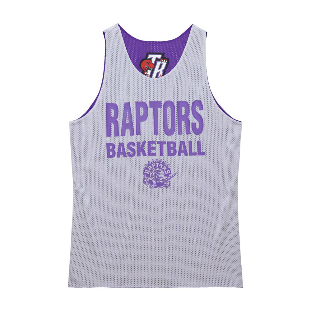 Toronto Raptors Hardwood Classics Reversible Mesh Practice Jersey Purple/White