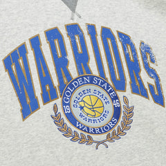 Golden State Warriors Vintage Logo Pullover Sweatshirt Heather Gray