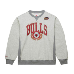 Chicago Bulls Vintage Logo Pullover Sweatshirt Heather Gray
