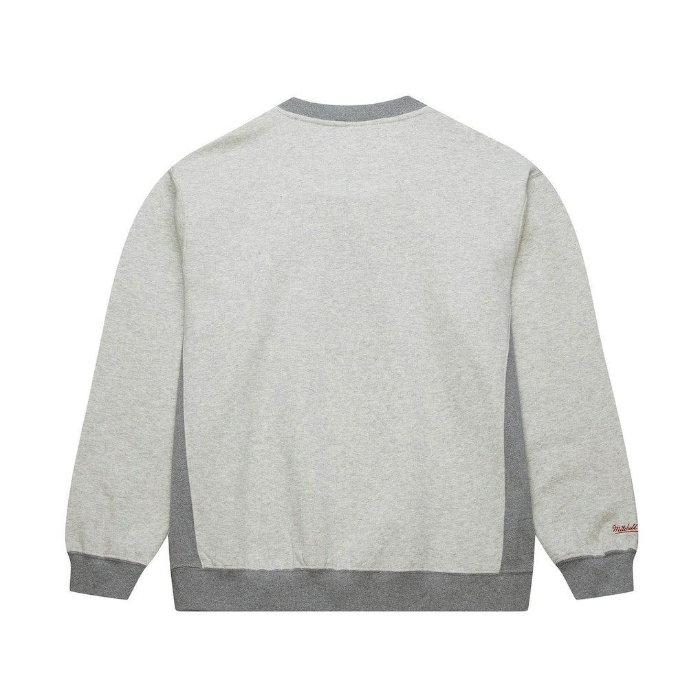Chicago Bulls Vintage Logo Pullover Sweatshirt Heather Gray