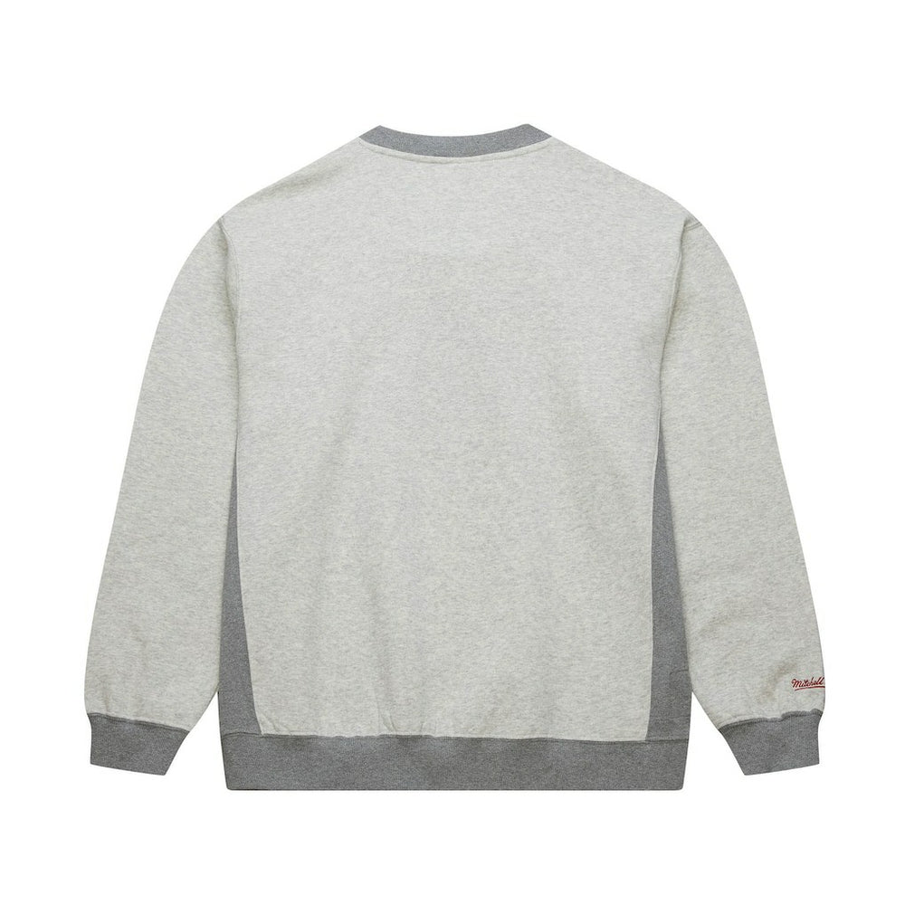 Chicago Bulls Vintage Logo Pullover Sweatshirt Heather Gray