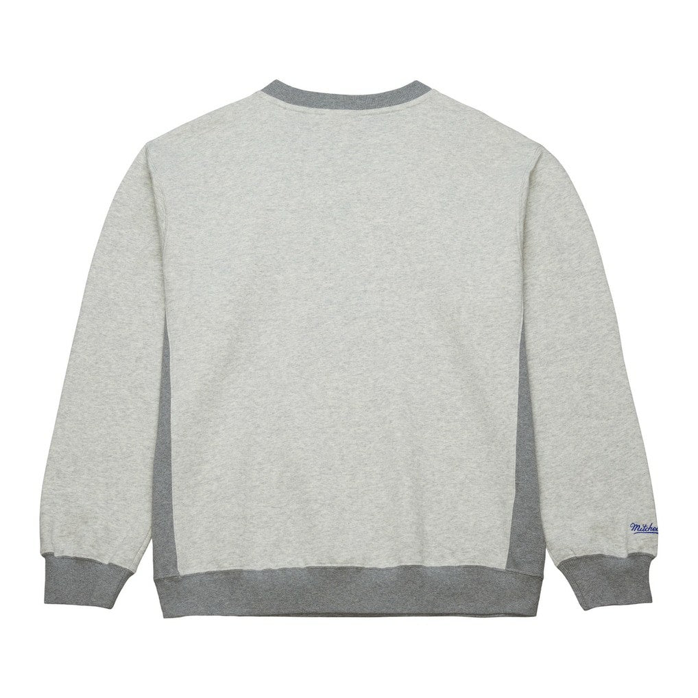Denver Nuggets Vintage Logo Pullover Sweatshirt Heather Gray