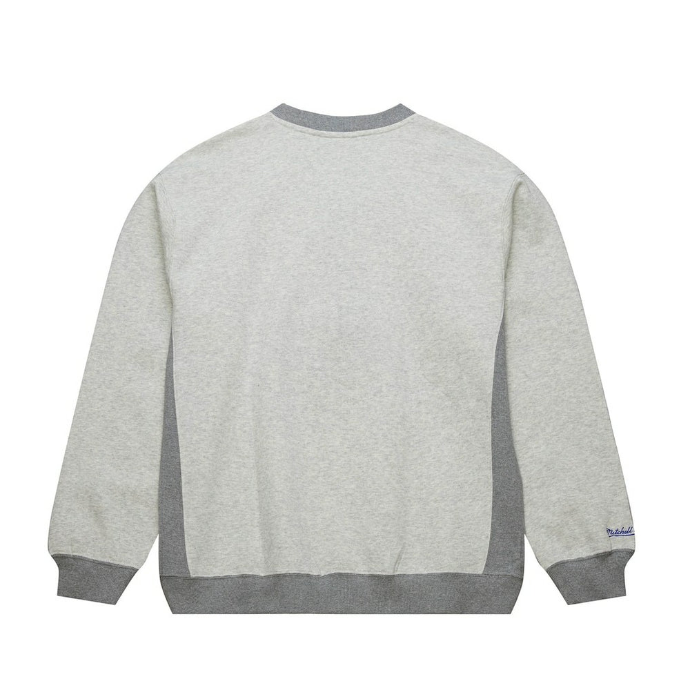 Philadelphia 76ers Vintage Logo Pullover Sweatshirt Heather Gray